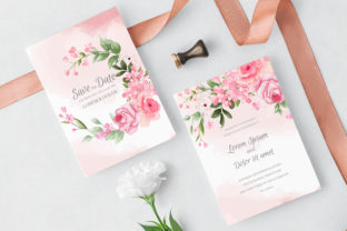 Explore the Elegance of Wedding Invitation Card Template Set