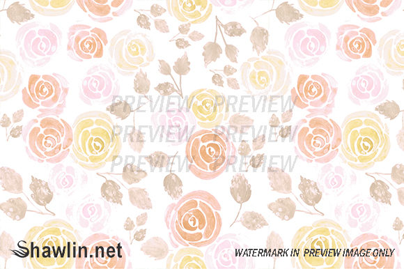 Exploring the Beauty and Versatility of Watercolor Roses in Warm Colors