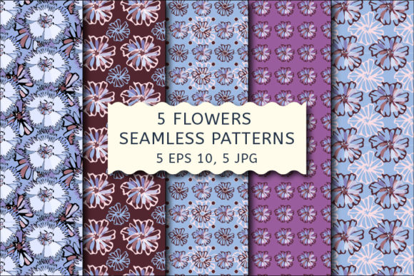 Exploring the Versatility and Beauty of Flowers Patterns with Cornflowers