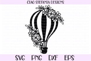 Hot Air Balloon with Flowers: A Versatile and Charming Design for Crafting