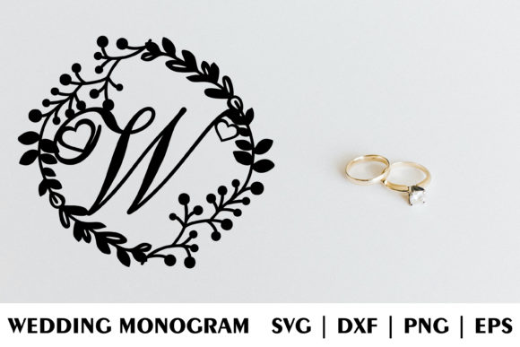 Letter W of Wedding Decorative Monogram: A Unique Touch for Your Special Day