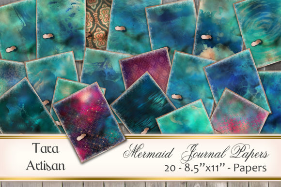 Mermaid Paper: A Versatile Nautical Fantasy Collection