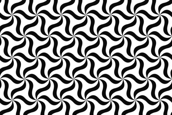 Monochrome Hexagonal Pattern: A Versatile Design Element