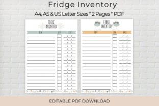 Stay Organized with Editable Fridge Inventory Printable