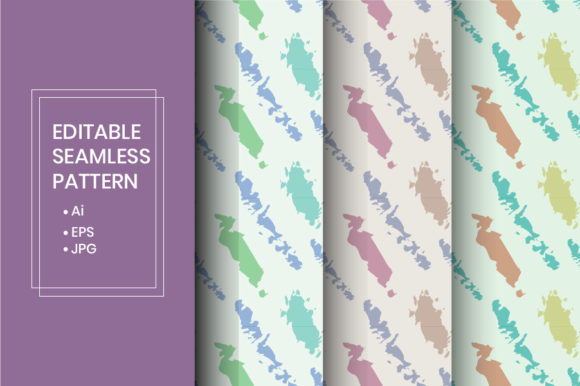 Strategic Use of Cute Abstract Shapes Seamless Pattern for Enhanced Branding and Creativity