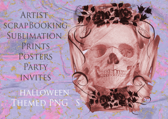 Unleash Your Creativity with 15 New Design Skulls Frames and Florals for a Spooky yet Elegant Halloween