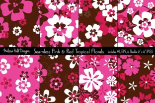 Vibrant Tropical Patterns for Creative Projects