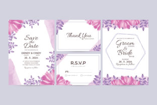 Watercolor Wedding Invitation Template: A Perfect Choice
