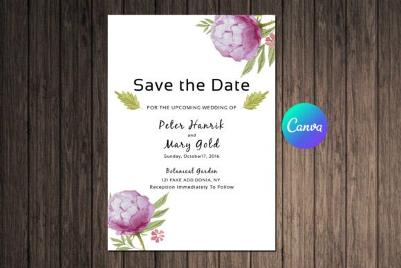 Watercolor Wedding Save the Date: A Charming and Versatile Choice for Your Special Day